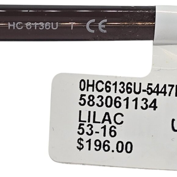 Coach Womens Optical Eyeglasses HC6138U Black Tortoise Rectangular Frame 52mm - Picture 7 of 7